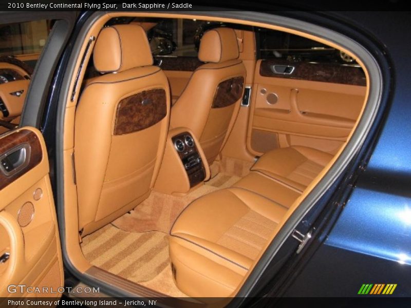  2010 Continental Flying Spur  Saddle Interior