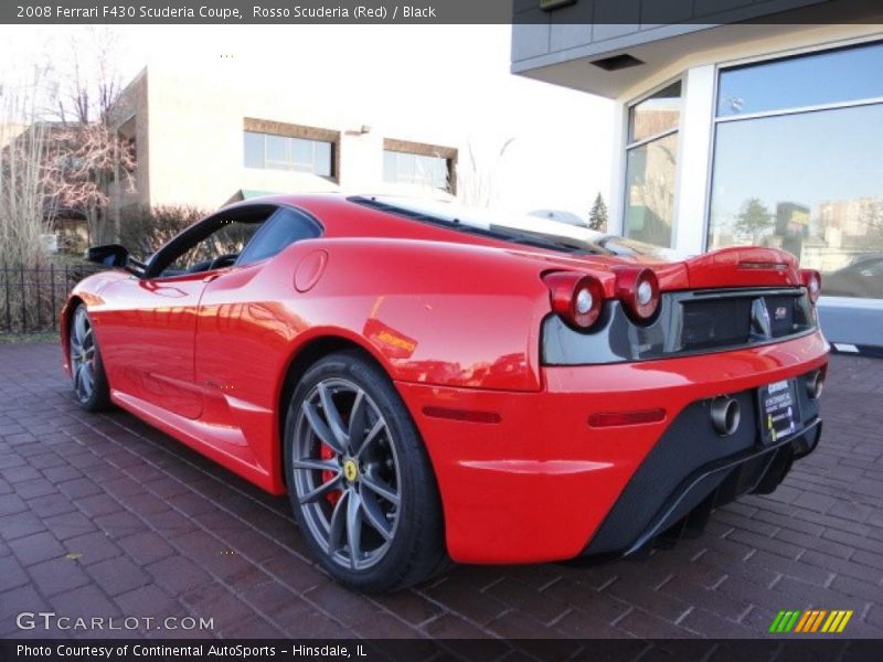 Rosso Scuderia (Red) / Black 2008 Ferrari F430 Scuderia Coupe