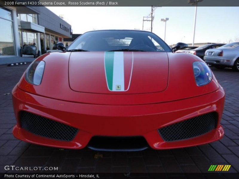 Rosso Scuderia (Red) / Black 2008 Ferrari F430 Scuderia Coupe