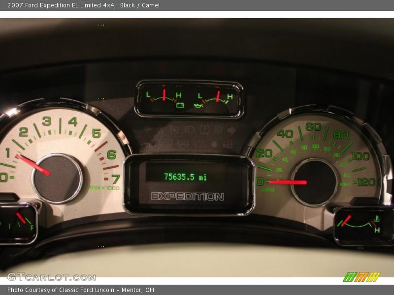 Black / Camel 2007 Ford Expedition EL Limited 4x4