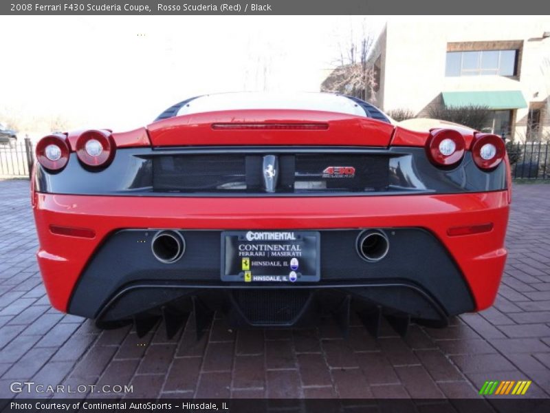 Rosso Scuderia (Red) / Black 2008 Ferrari F430 Scuderia Coupe