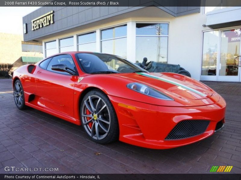 Front 3/4 View of 2008 F430 Scuderia Coupe