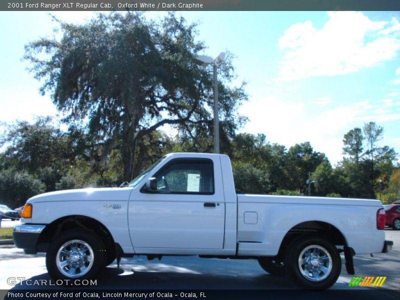 Oxford White / Dark Graphite 2001 Ford Ranger XLT Regular Cab