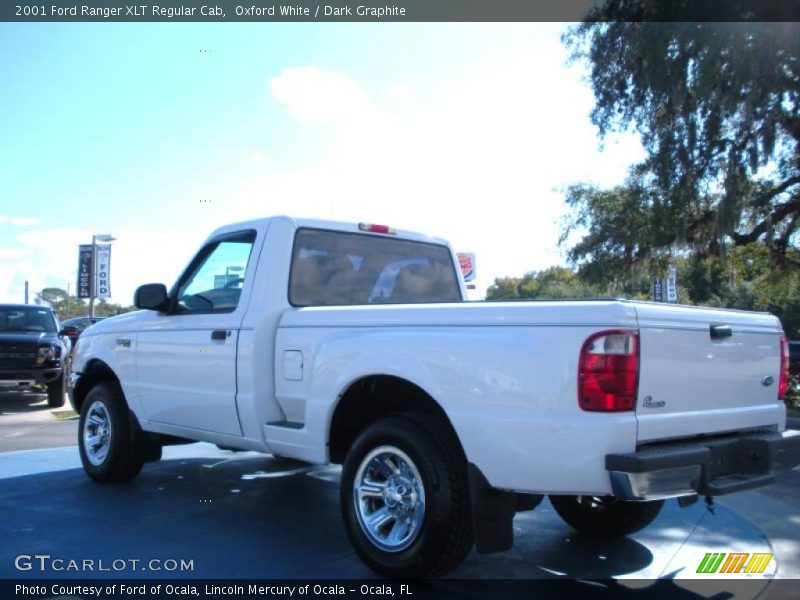 Oxford White / Dark Graphite 2001 Ford Ranger XLT Regular Cab