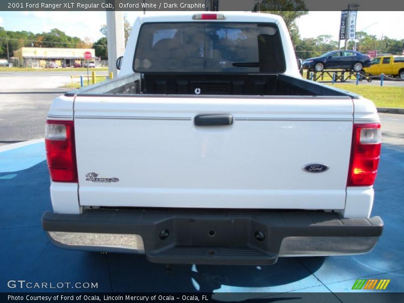 Oxford White / Dark Graphite 2001 Ford Ranger XLT Regular Cab