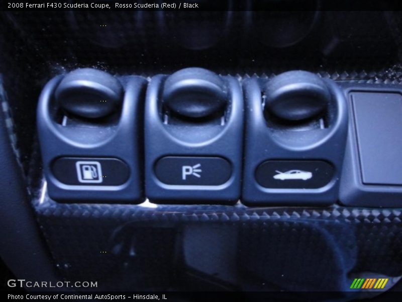 Controls of 2008 F430 Scuderia Coupe