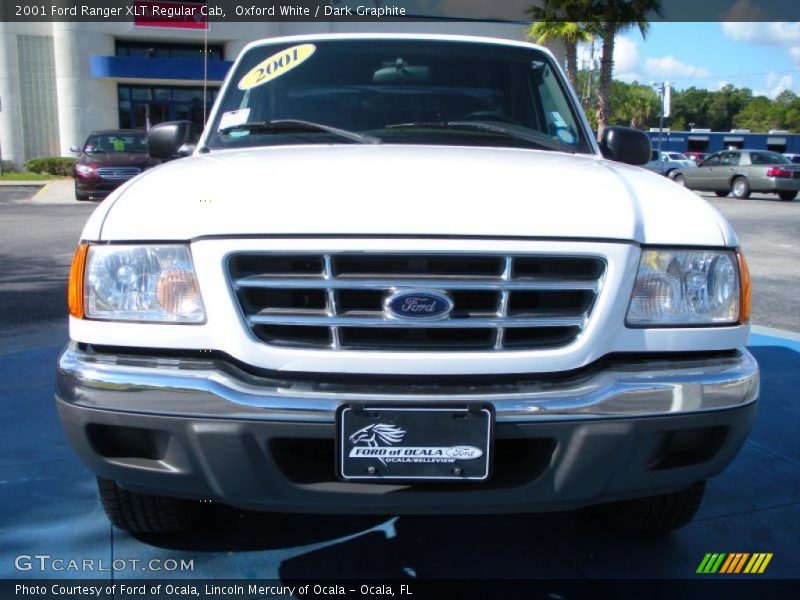 Oxford White / Dark Graphite 2001 Ford Ranger XLT Regular Cab
