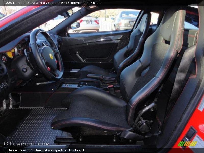 2008 F430 Scuderia Coupe Black Interior