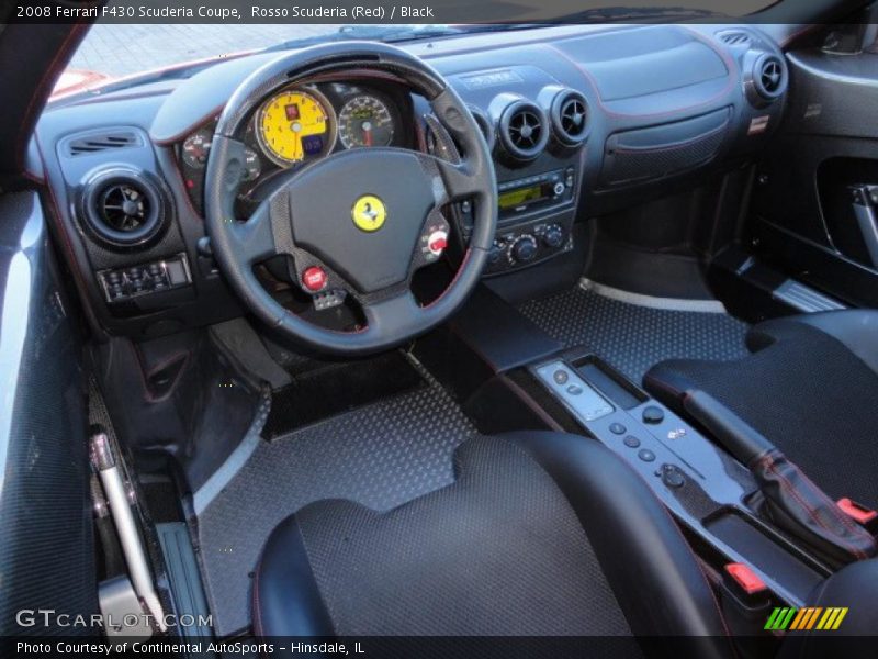 Black Interior - 2008 F430 Scuderia Coupe 