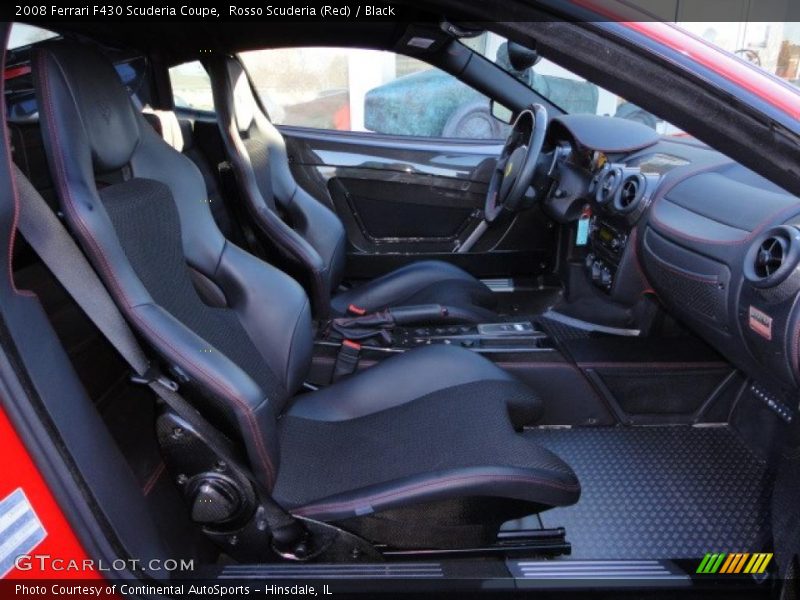 2008 F430 Scuderia Coupe Black Interior