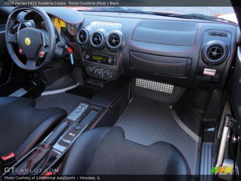 Dashboard of 2008 F430 Scuderia Coupe