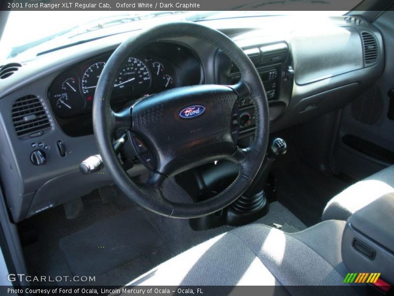Dark Graphite Interior - 2001 Ranger XLT Regular Cab 