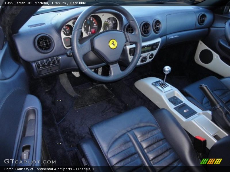 Dark Blue Interior - 1999 360 Modena 