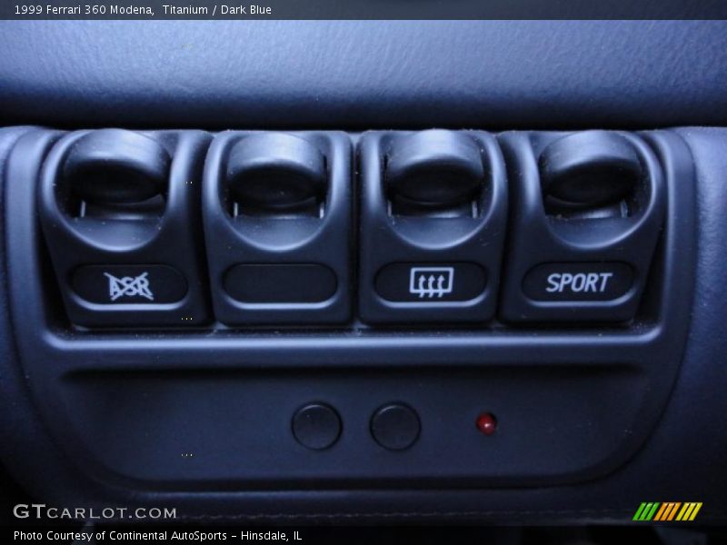 Controls of 1999 360 Modena