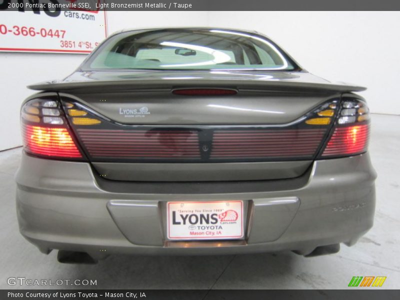 Light Bronzemist Metallic / Taupe 2000 Pontiac Bonneville SSEi