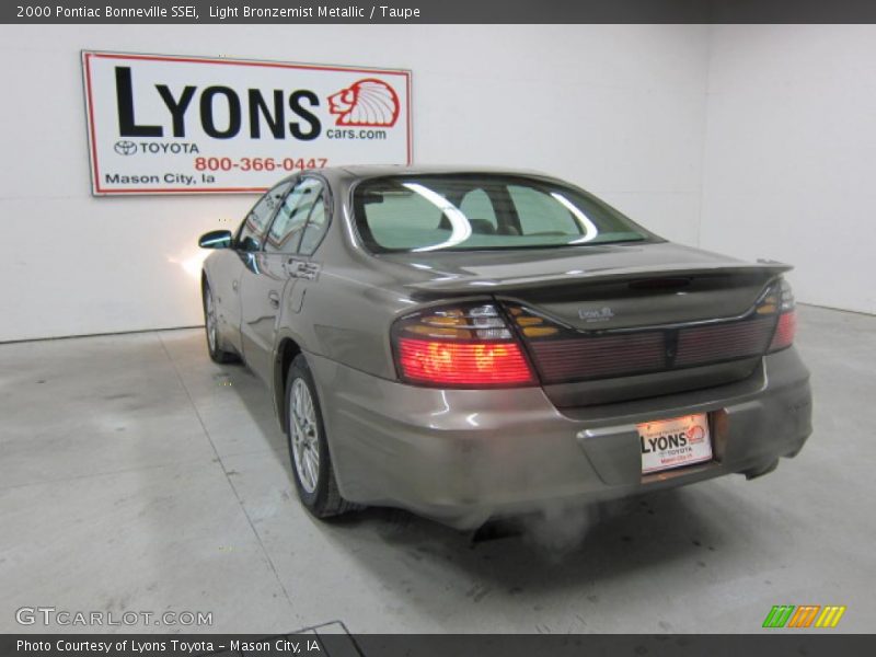 Light Bronzemist Metallic / Taupe 2000 Pontiac Bonneville SSEi