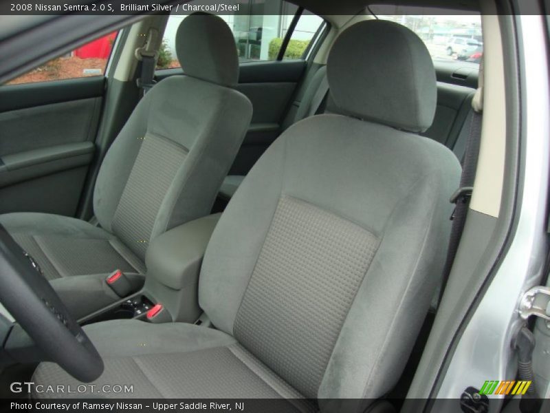 Brilliant Silver / Charcoal/Steel 2008 Nissan Sentra 2.0 S