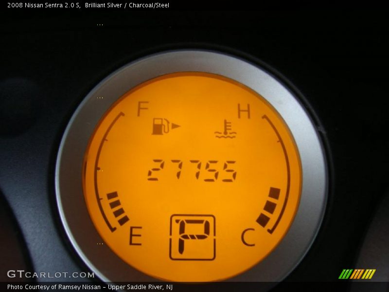 Brilliant Silver / Charcoal/Steel 2008 Nissan Sentra 2.0 S