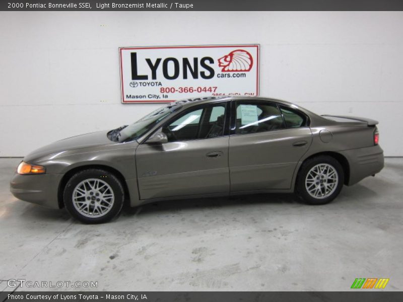 Light Bronzemist Metallic / Taupe 2000 Pontiac Bonneville SSEi