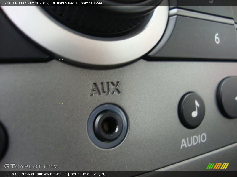 Brilliant Silver / Charcoal/Steel 2008 Nissan Sentra 2.0 S