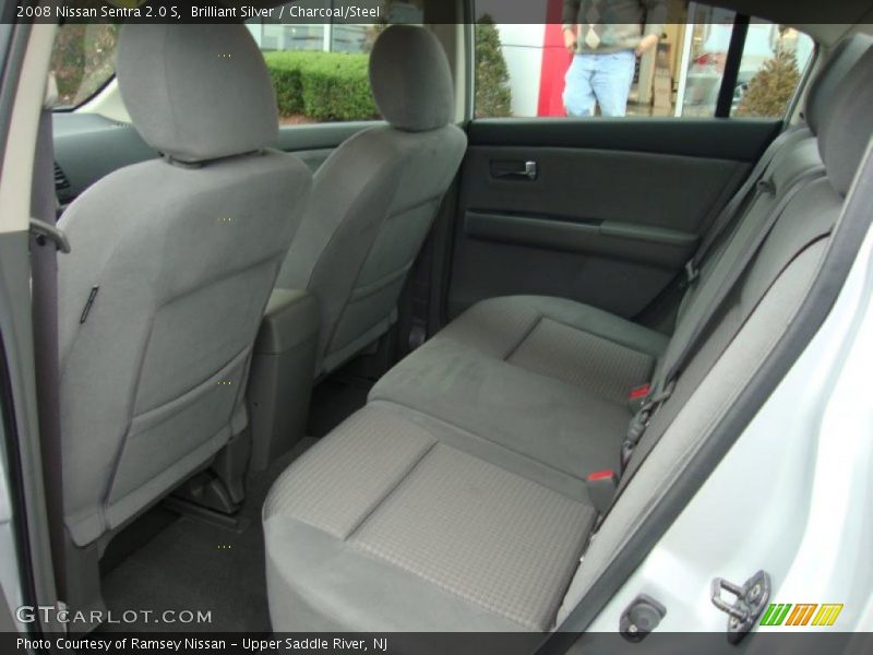 Brilliant Silver / Charcoal/Steel 2008 Nissan Sentra 2.0 S