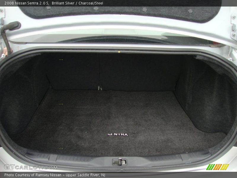 Brilliant Silver / Charcoal/Steel 2008 Nissan Sentra 2.0 S