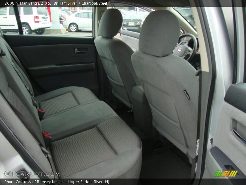 Brilliant Silver / Charcoal/Steel 2008 Nissan Sentra 2.0 S
