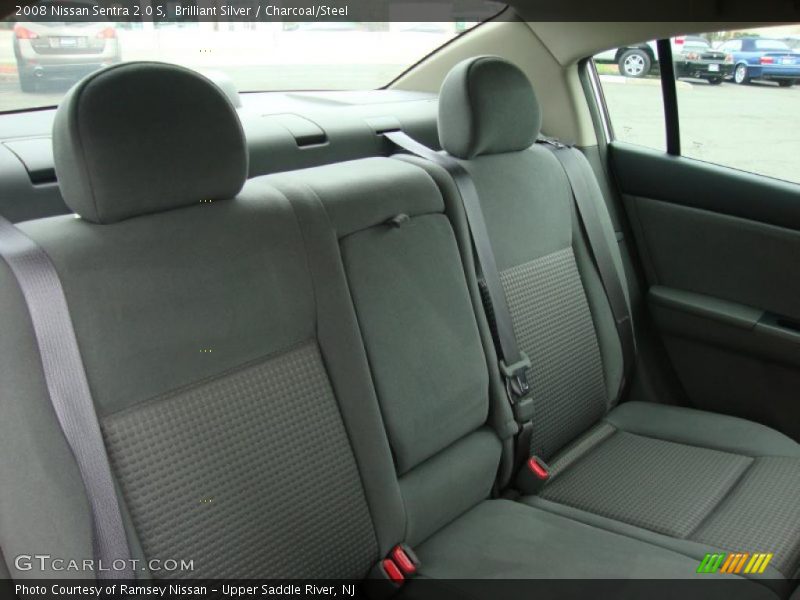 Brilliant Silver / Charcoal/Steel 2008 Nissan Sentra 2.0 S