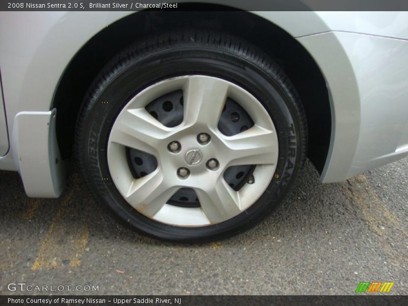 Brilliant Silver / Charcoal/Steel 2008 Nissan Sentra 2.0 S