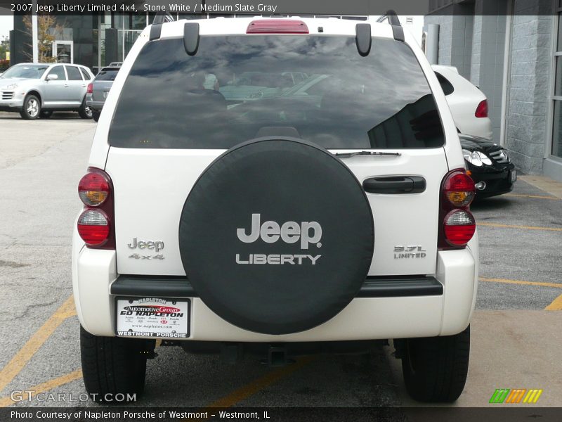 Stone White / Medium Slate Gray 2007 Jeep Liberty Limited 4x4