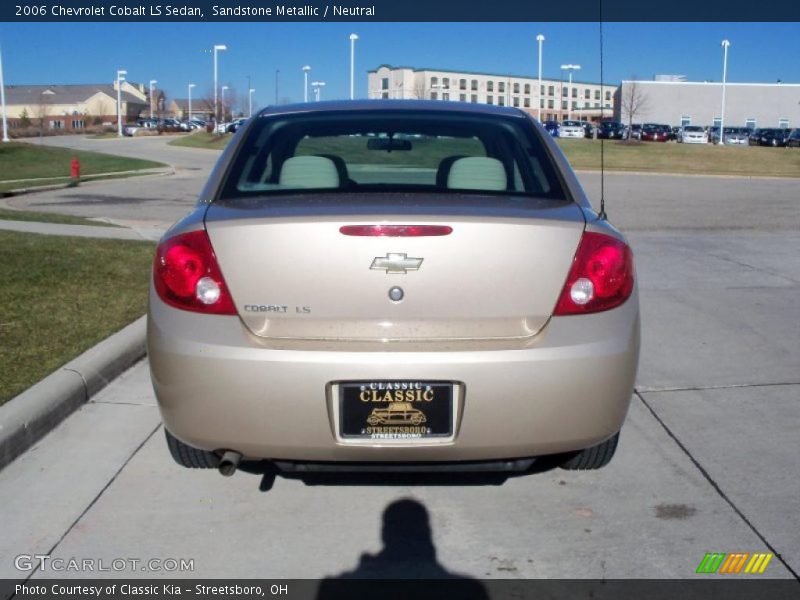 Sandstone Metallic / Neutral 2006 Chevrolet Cobalt LS Sedan