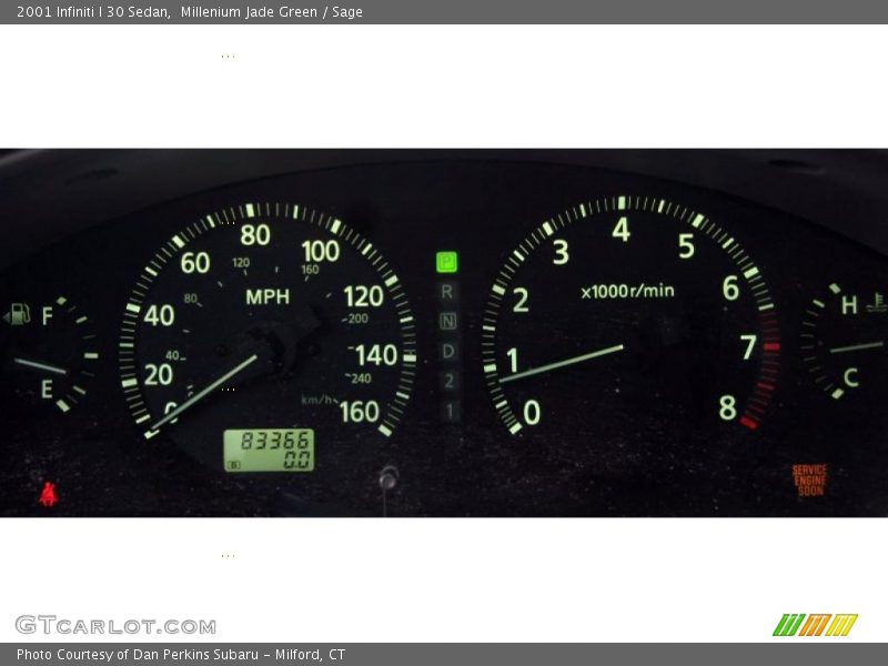 Millenium Jade Green / Sage 2001 Infiniti I 30 Sedan