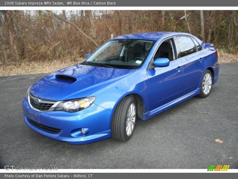 WR Blue Mica / Carbon Black 2008 Subaru Impreza WRX Sedan