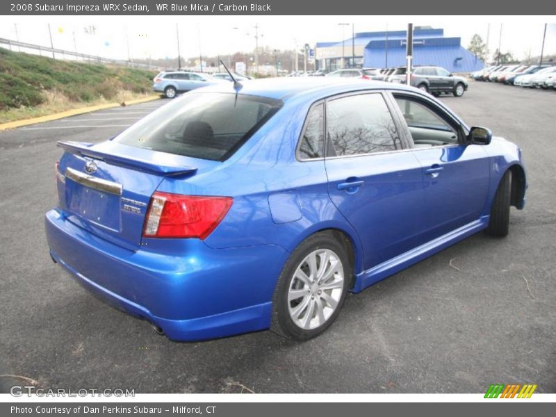 WR Blue Mica / Carbon Black 2008 Subaru Impreza WRX Sedan