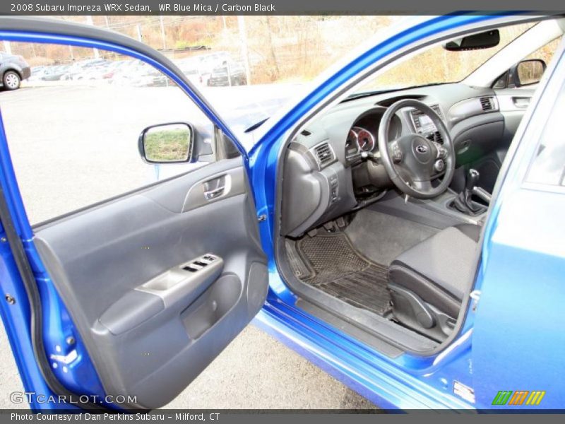 WR Blue Mica / Carbon Black 2008 Subaru Impreza WRX Sedan