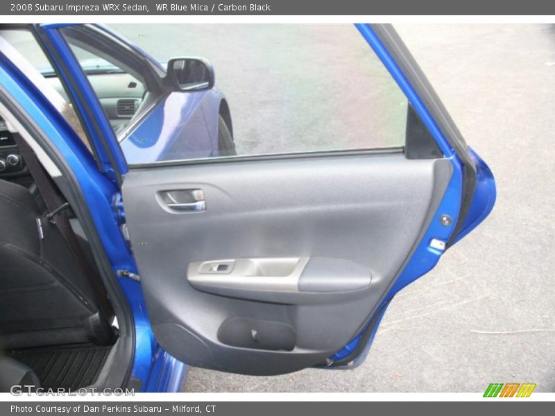 WR Blue Mica / Carbon Black 2008 Subaru Impreza WRX Sedan