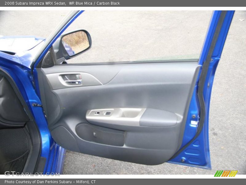 WR Blue Mica / Carbon Black 2008 Subaru Impreza WRX Sedan