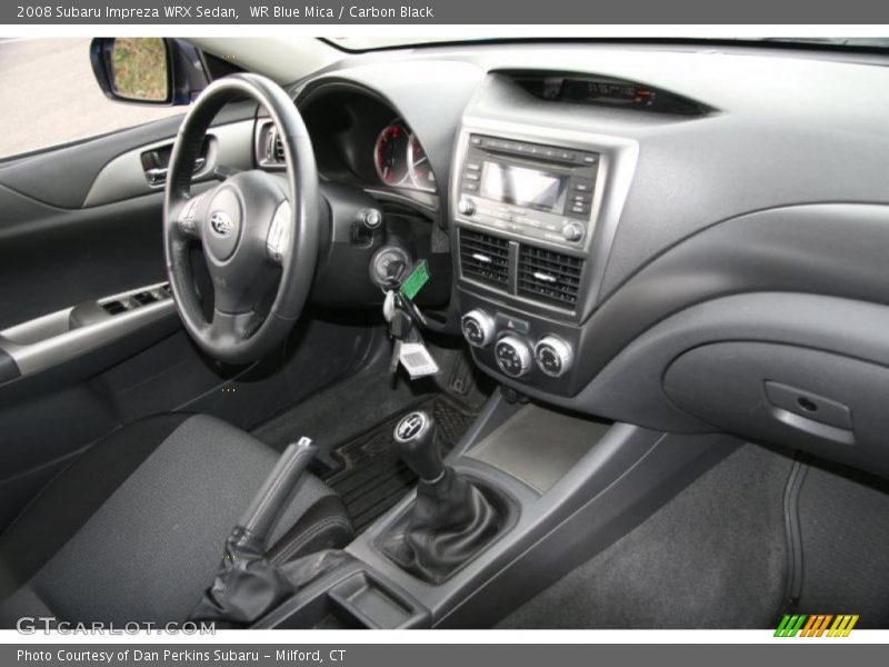 WR Blue Mica / Carbon Black 2008 Subaru Impreza WRX Sedan