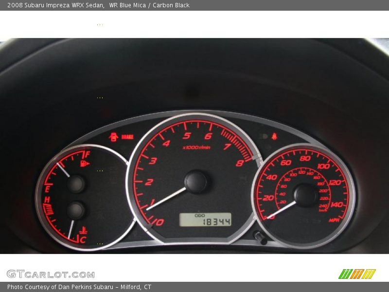  2008 Impreza WRX Sedan WRX Sedan Gauges