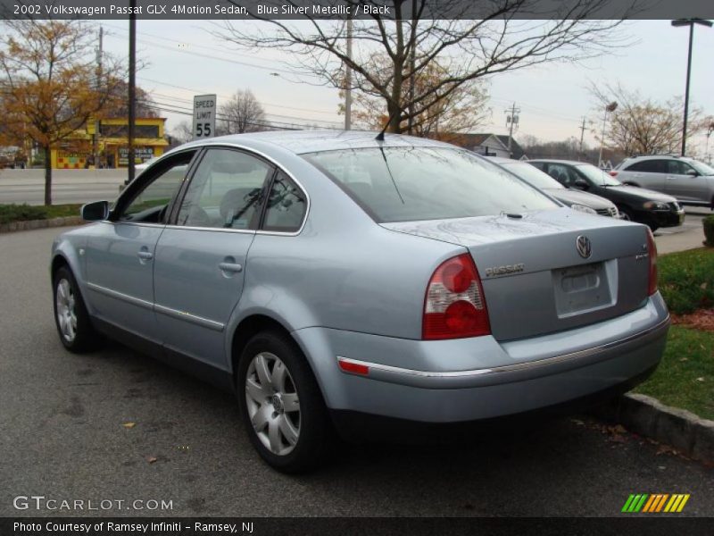 Blue Silver Metallic / Black 2002 Volkswagen Passat GLX 4Motion Sedan