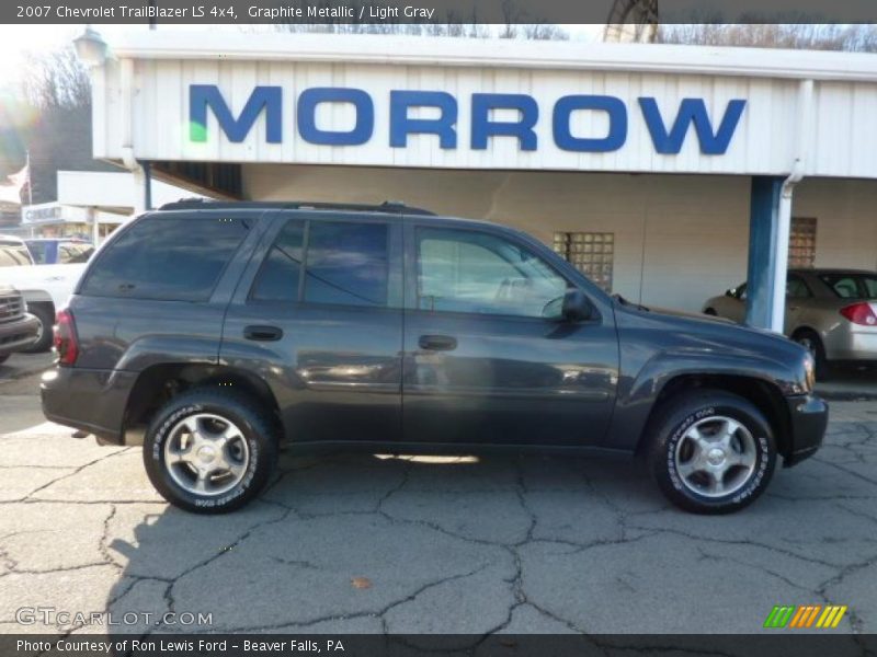Graphite Metallic / Light Gray 2007 Chevrolet TrailBlazer LS 4x4