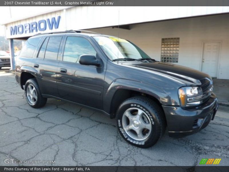 Graphite Metallic / Light Gray 2007 Chevrolet TrailBlazer LS 4x4