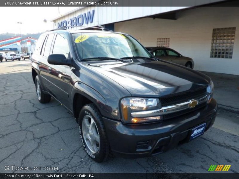 Graphite Metallic / Light Gray 2007 Chevrolet TrailBlazer LS 4x4