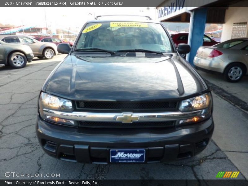 Graphite Metallic / Light Gray 2007 Chevrolet TrailBlazer LS 4x4