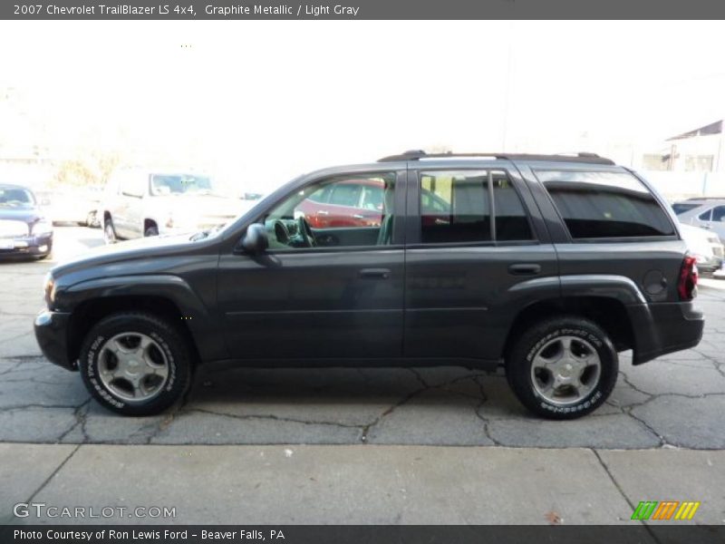 Graphite Metallic / Light Gray 2007 Chevrolet TrailBlazer LS 4x4