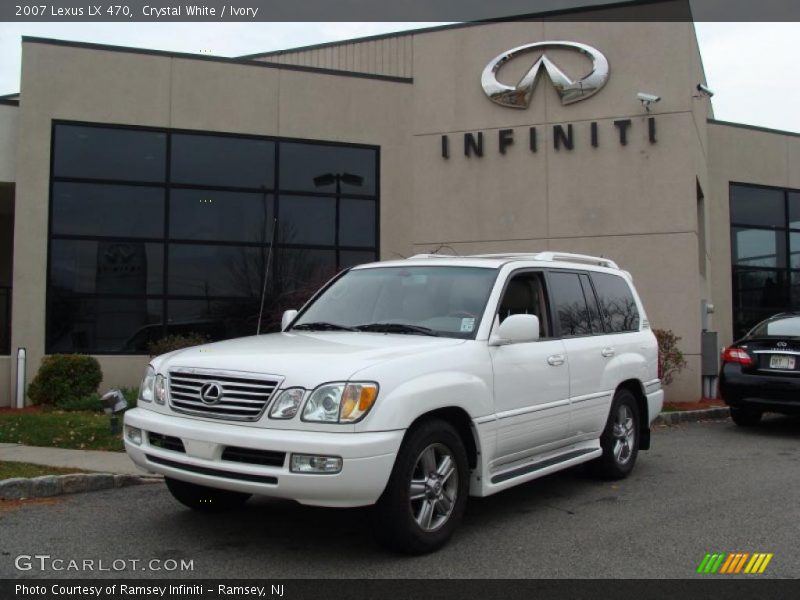 Crystal White / Ivory 2007 Lexus LX 470