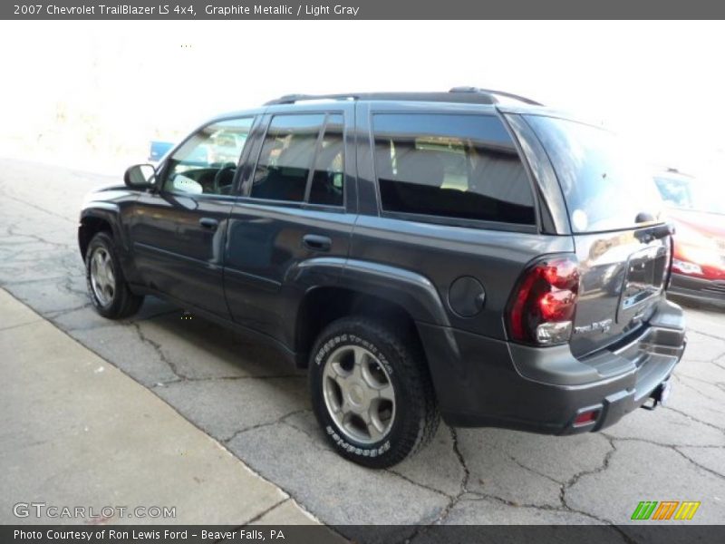 Graphite Metallic / Light Gray 2007 Chevrolet TrailBlazer LS 4x4