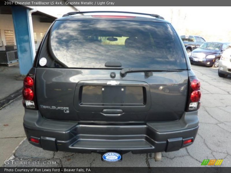 Graphite Metallic / Light Gray 2007 Chevrolet TrailBlazer LS 4x4