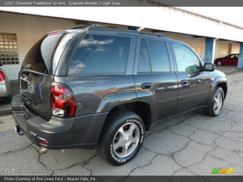 Graphite Metallic / Light Gray 2007 Chevrolet TrailBlazer LS 4x4