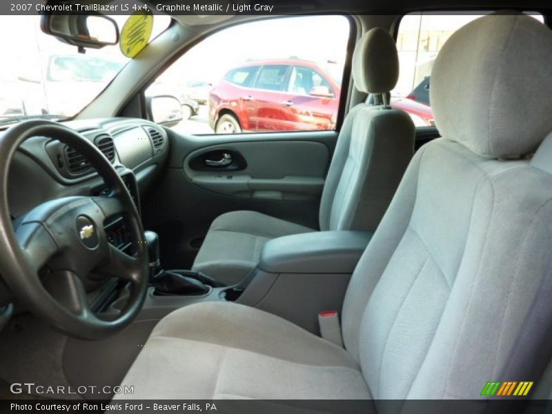 Graphite Metallic / Light Gray 2007 Chevrolet TrailBlazer LS 4x4